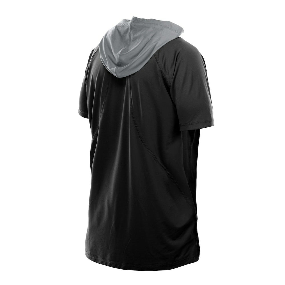 Las Vegas Raiders New Era Combine Authentic Hooded Raglan Short-Sleeve T-Shirt - Black - NFL