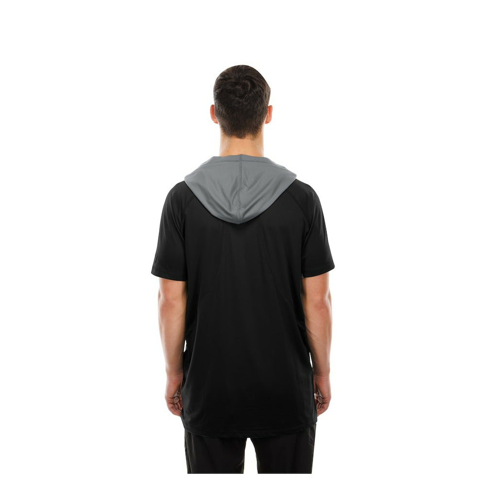 Las Vegas Raiders New Era Combine Authentic Hooded Raglan Short-Sleeve T-Shirt - Black - NFL
