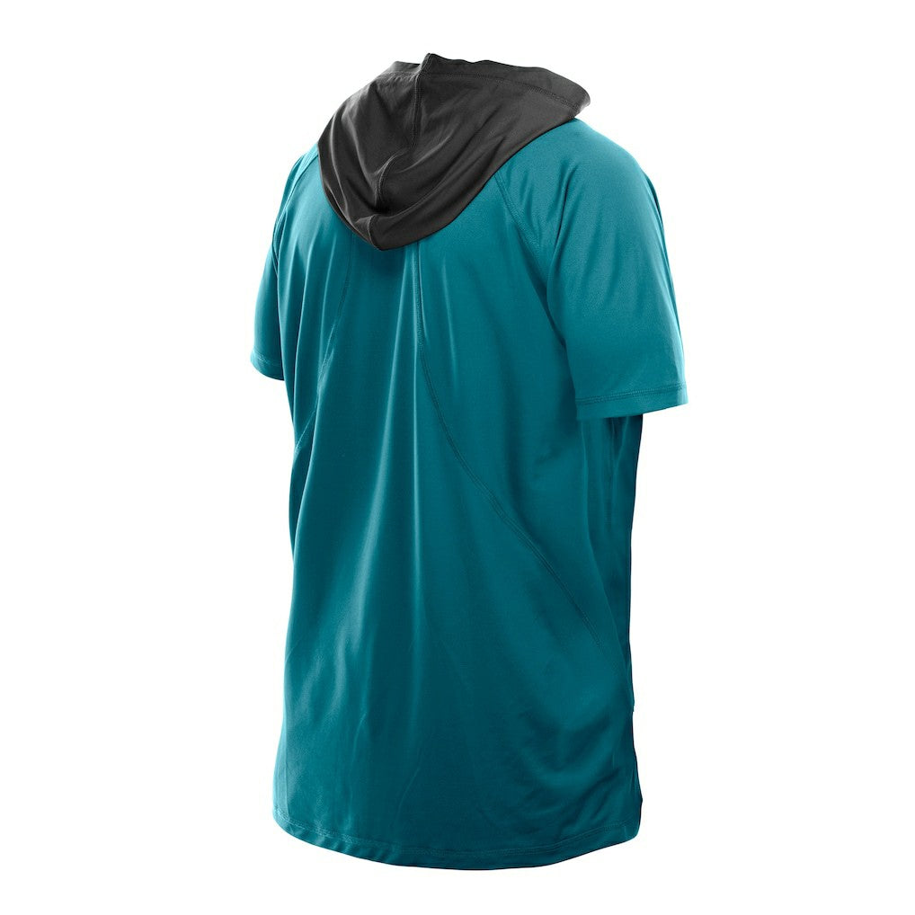 Jacksonville Jaguars New Era Combine Authentic Hooded Raglan Short-Sleeve T-Shirt - Teal - NFL
