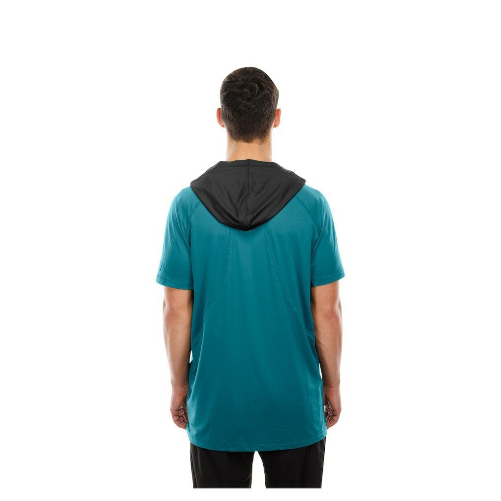 Jacksonville Jaguars New Era Combine Authentic Hooded Raglan Short-Sleeve T-Shirt - Teal - NFL