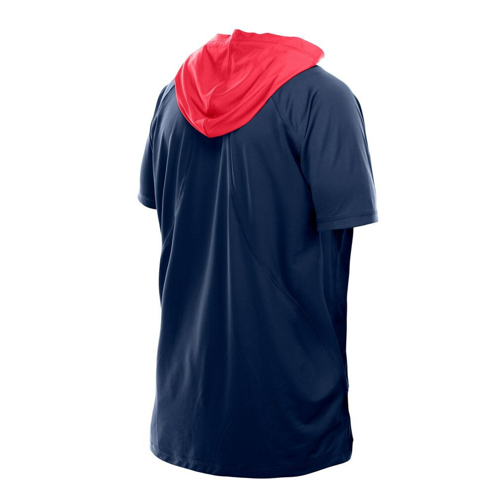 Houston Texans New Era Combine Authentic Hooded Raglan Short-Sleeve T-Shirt - Navy - NFL