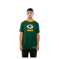 Green Bay Packers New Era Combine Authentic Hooded Raglan Short-Sleeve T-Shirt - Green - NFL