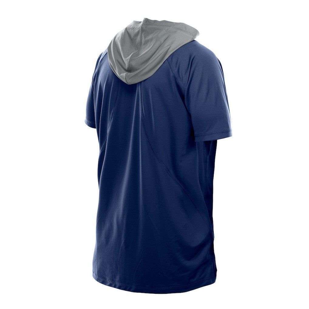 Indianapolis Colts New Era Combine Authentic Hooded Raglan Short-Sleeve T-Shirt - Royal - NFL