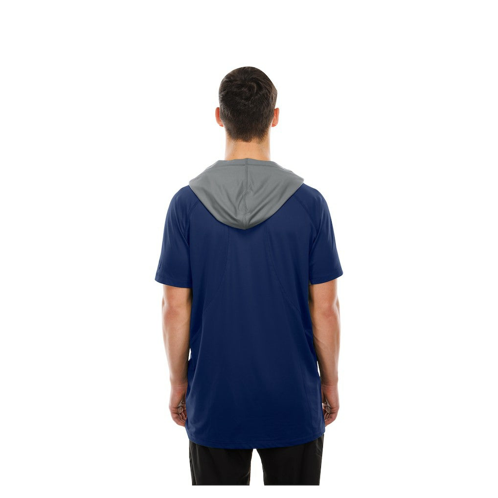 Indianapolis Colts New Era Combine Authentic Hooded Raglan Short-Sleeve T-Shirt - Royal - NFL
