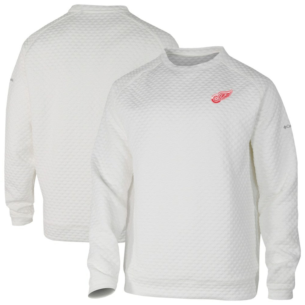 Detroit Red Wings Columbia The Finder Sweatshirt - White | NHL Lifestyle