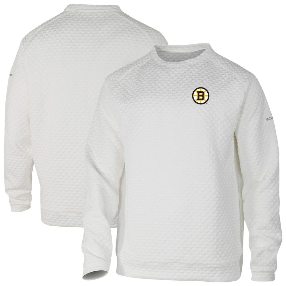 Boston Bruins Columbia The Finder Sweatshirt - White | NHL on sale