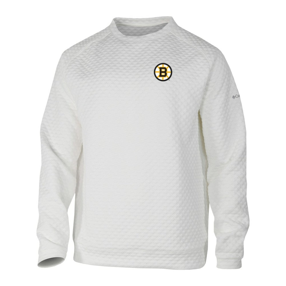 Boston Bruins Columbia The Finder Sweatshirt - White | NHL on sale
