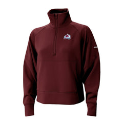 Colorado Avalanche Columbia Women's Wickhams Hills Raglan Omni-Wick Half-Zip Pullover - Maroon | NHL on sale
