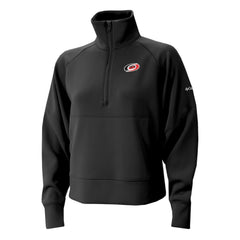 Carolina Hurricanes Columbia Women's Wickhams Hills Raglan Omni-Wick Half-Zip Pullover - Black | NHL sale