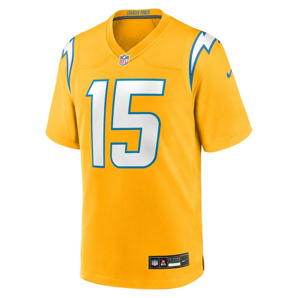 Ladd McConkey Los Angeles Chargers Alternate Charger Power Game Player Jersey - Gold - Nike