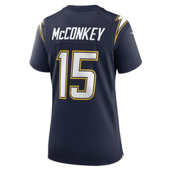Ladd McConkey Los Angeles Chargers Women's Alternate Super Chargers Game Jersey - Navy - Nike