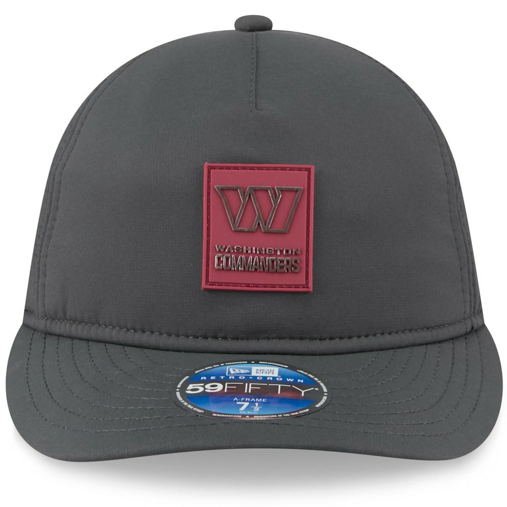 Washington Commanders New Era 2025 Sideline Cold Weather Retro Crown 59FIFTY Fitted Hat - Charcoal - NFL