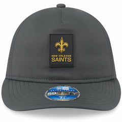 New Orleans Saints New Era 2025 Sideline Cold Weather Retro Crown 59FIFTY Fitted Hat - Charcoal - NFL