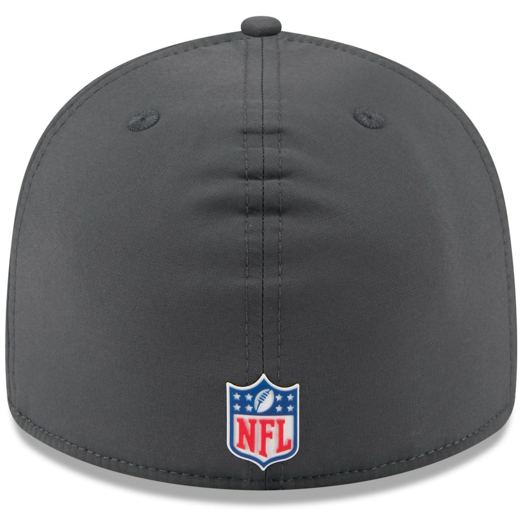 New Orleans Saints New Era 2025 Sideline Cold Weather Retro Crown 59FIFTY Fitted Hat - Charcoal - NFL