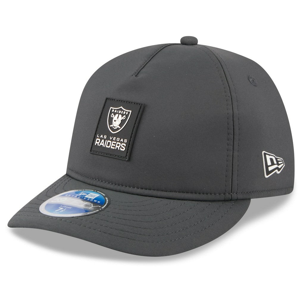 Las Vegas Raiders New Era 2025 Sideline Cold Weather Retro Crown 59FIFTY Fitted Hat - Charcoal - NFL
