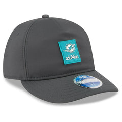 Miami Dolphins New Era 2025 Sideline Cold Weather Retro Crown 59FIFTY Fitted Hat - Charcoal - NFL