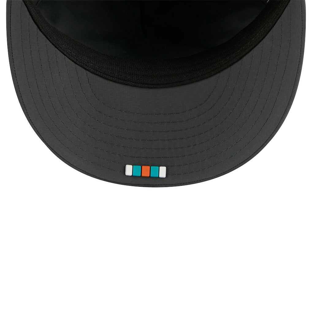 Miami Dolphins New Era 2025 Sideline Cold Weather Retro Crown 59FIFTY Fitted Hat - Charcoal - NFL