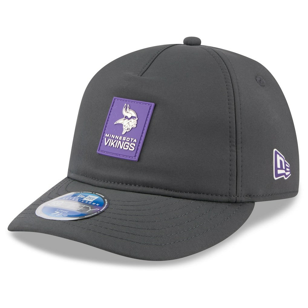 Minnesota Vikings New Era 2025 Sideline Cold Weather Retro Crown 59FIFTY Fitted Hat - Charcoal - NFL