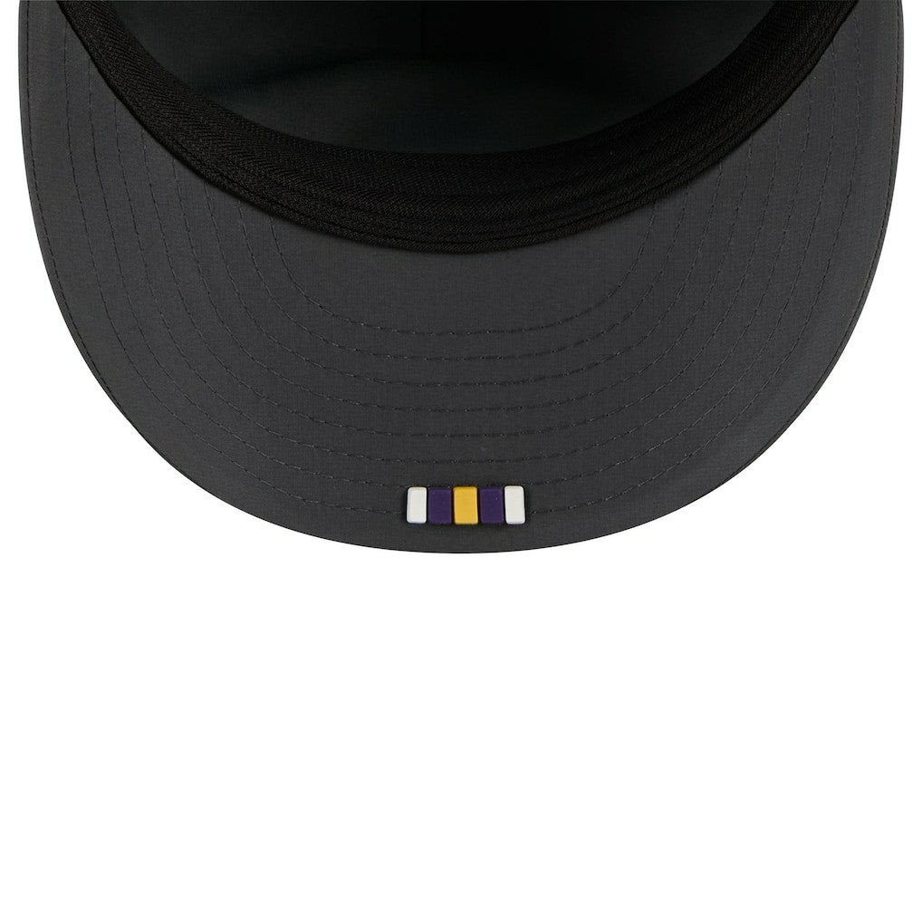 Minnesota Vikings New Era 2025 Sideline Cold Weather Retro Crown 59FIFTY Fitted Hat - Charcoal - NFL