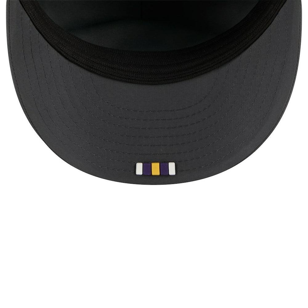Minnesota Vikings New Era 2025 Sideline Cold Weather Retro Crown 59FIFTY Fitted Hat - Charcoal - NFL