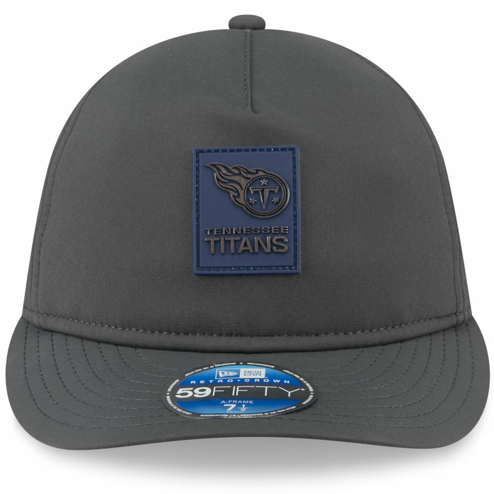 Tennessee Titans New Era 2025 Sideline Cold Weather Retro Crown 59FIFTY Fitted Hat - Charcoal - NFL