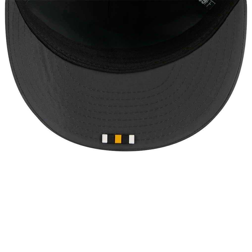 Pittsburgh Steelers New Era 2025 Sideline Cold Weather Retro Crown 59FIFTY Fitted Hat - Charcoal - NFL
