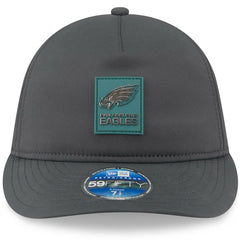 Philadelphia Eagles New Era 2025 Sideline Cold Weather Retro Crown 59FIFTY Fitted Hat - Charcoal - NFL