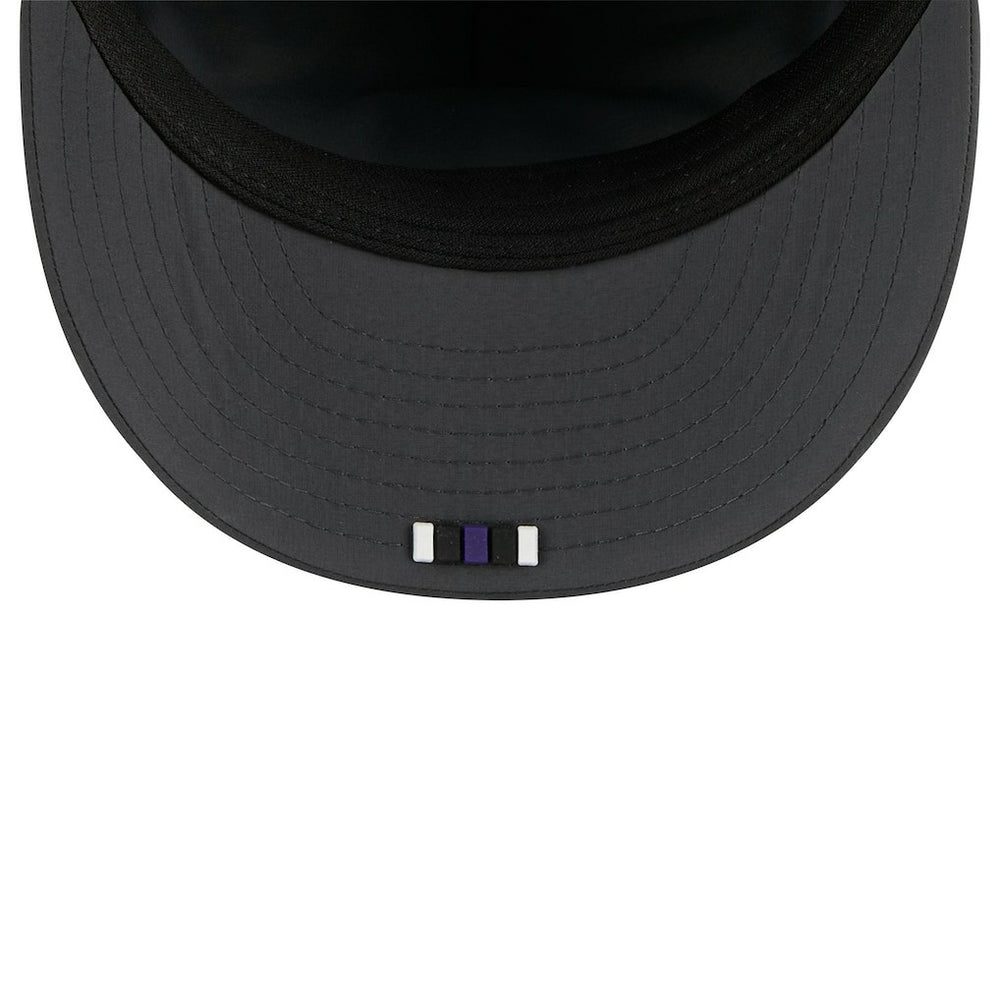 Baltimore Ravens New Era 2025 Sideline Cold Weather Retro Crown 59FIFTY Fitted Hat - Charcoal - NFL