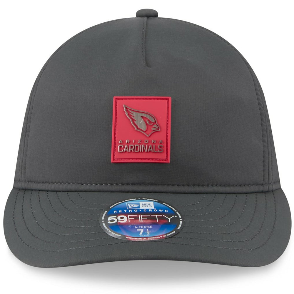 Arizona Cardinals New Era 2025 Sideline Cold Weather Retro Crown 59FIFTY Fitted Hat - Charcoal - NFL
