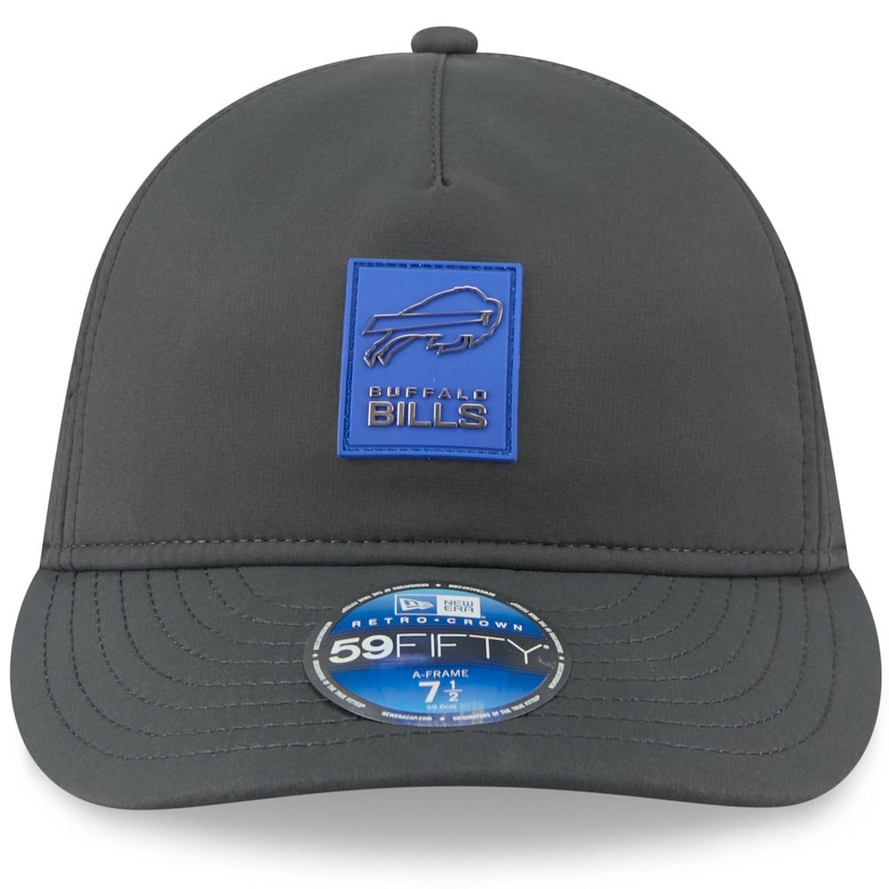 Buffalo Bills New Era 2025 Sideline Cold Weather Retro Crown 59FIFTY Fitted Hat - Charcoal - NFL