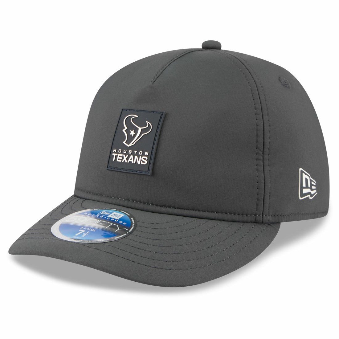 Houston Texans New Era 2025 Sideline Cold Weather Retro Crown 59FIFTY Fitted Hat - Charcoal - NFL