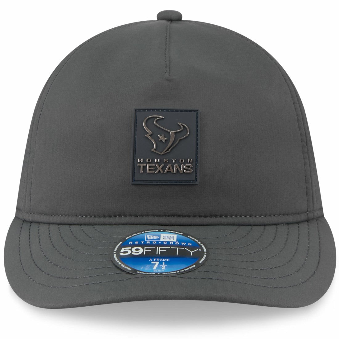 Houston Texans New Era 2025 Sideline Cold Weather Retro Crown 59FIFTY Fitted Hat - Charcoal - NFL