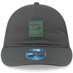 Green Bay Packers New Era 2025 Sideline Cold Weather Retro Crown 59FIFTY Fitted Hat - Charcoal - NFL