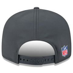 Kansas City Chiefs New Era 2025 Sideline Cold Weather Split Panel 9FIFTY Snapback Hat - Charcoal - NFL