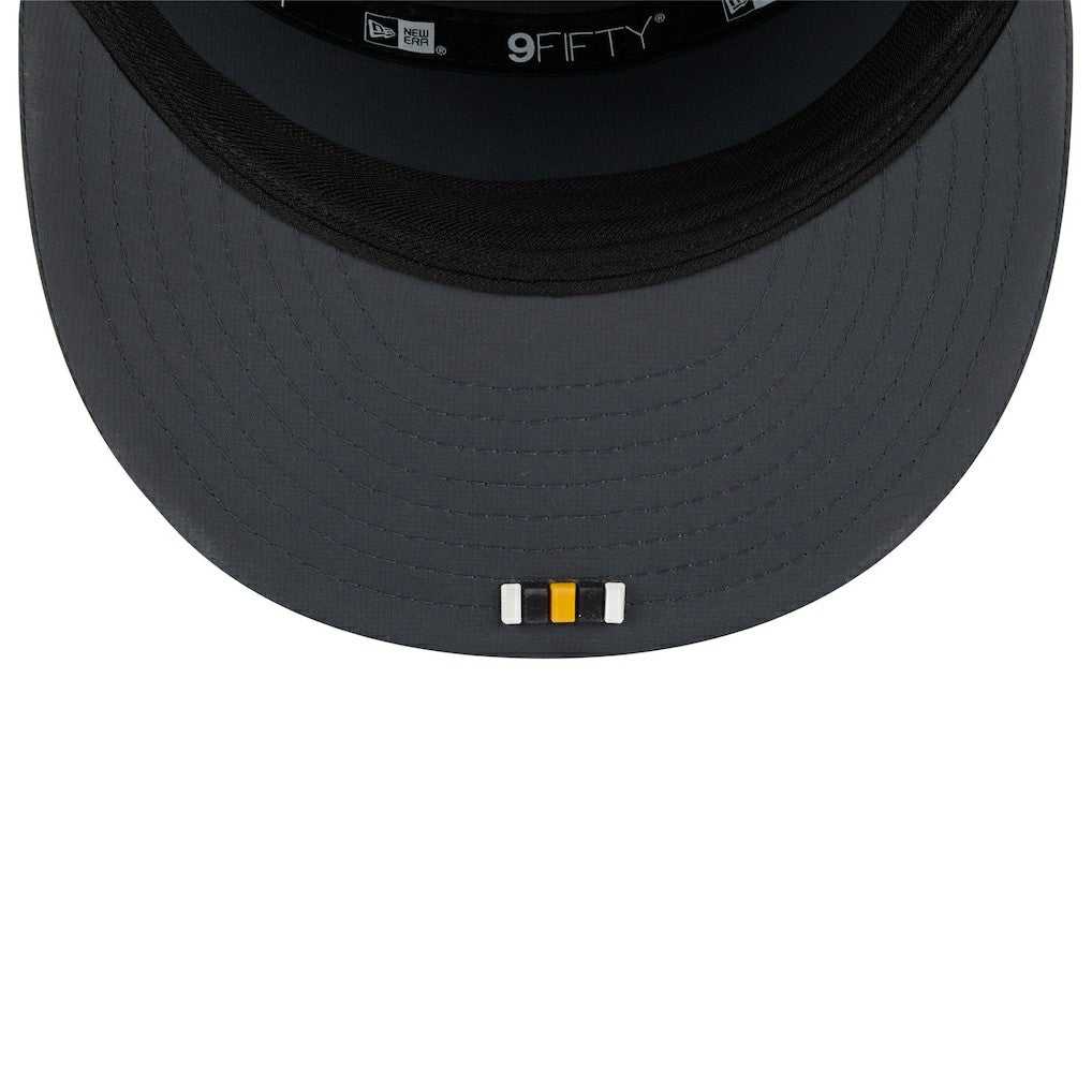 Pittsburgh Steelers New Era 2025 Sideline Cold Weather Split Panel 9FIFTY Snapback Hat - Charcoal - NFL