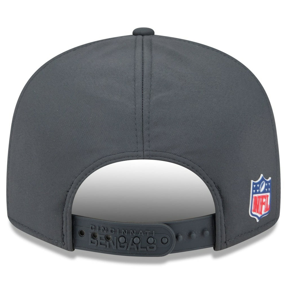 Cincinnati Bengals New Era 2025 Sideline Cold Weather Split Panel 9FIFTY Snapback Hat - Charcoal - NFL