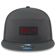Atlanta Falcons New Era 2025 Sideline Cold Weather Split Panel 9FIFTY Snapback Hat - Charcoal - NFL