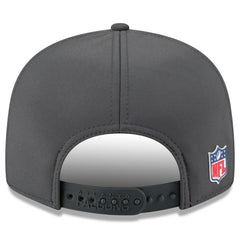 Atlanta Falcons New Era 2025 Sideline Cold Weather Split Panel 9FIFTY Snapback Hat - Charcoal - NFL