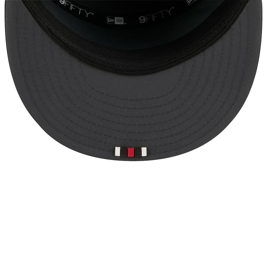 Atlanta Falcons New Era 2025 Sideline Cold Weather Split Panel 9FIFTY Snapback Hat - Charcoal - NFL