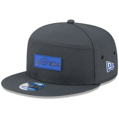 Buffalo Bills New Era 2025 Sideline Cold Weather Split Panel 9FIFTY Snapback Hat - Charcoal - NFL