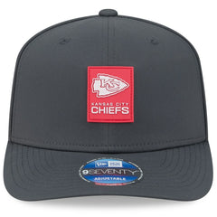 Kansas City Chiefs New Era 2025 Sideline Cold Weather 9SEVENTY Adjustable Hat - Charcoal - NFL