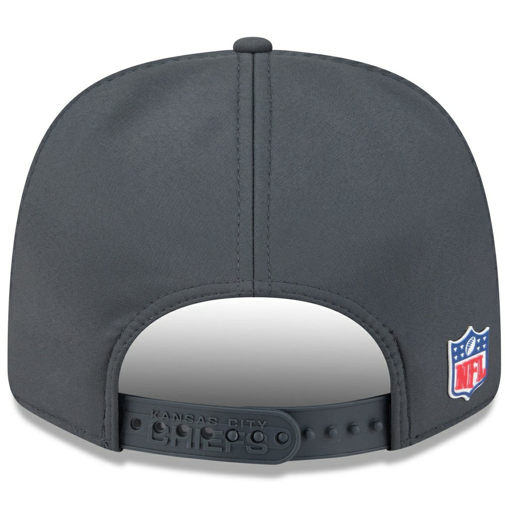 Kansas City Chiefs New Era 2025 Sideline Cold Weather 9SEVENTY Adjustable Hat - Charcoal - NFL