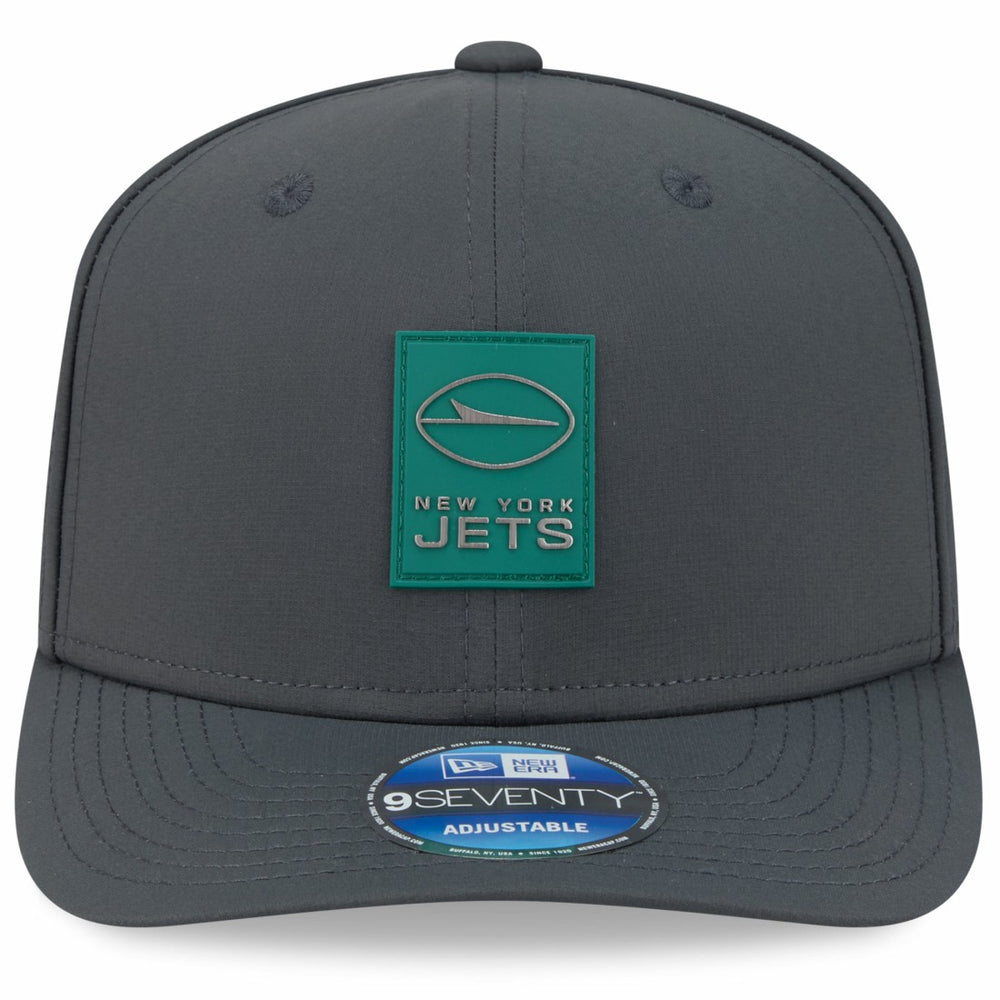 New York Jets New Era 2025 Sideline Cold Weather 9SEVENTY Adjustable Hat - Charcoal - NFL