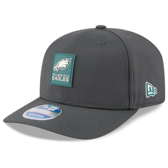 Philadelphia Eagles New Era 2025 Sideline Cold Weather 9SEVENTY Adjustable Hat - Charcoal - NFL