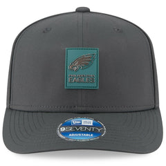 Philadelphia Eagles New Era 2025 Sideline Cold Weather 9SEVENTY Adjustable Hat - Charcoal - NFL