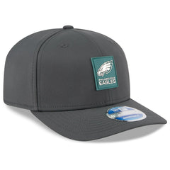 Philadelphia Eagles New Era 2025 Sideline Cold Weather 9SEVENTY Adjustable Hat - Charcoal - NFL