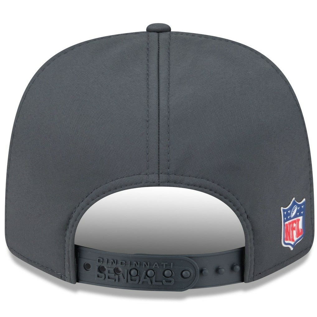 Cincinnati Bengals New Era 2025 Sideline Cold Weather 9SEVENTY Adjustable Hat - Charcoal - NFL