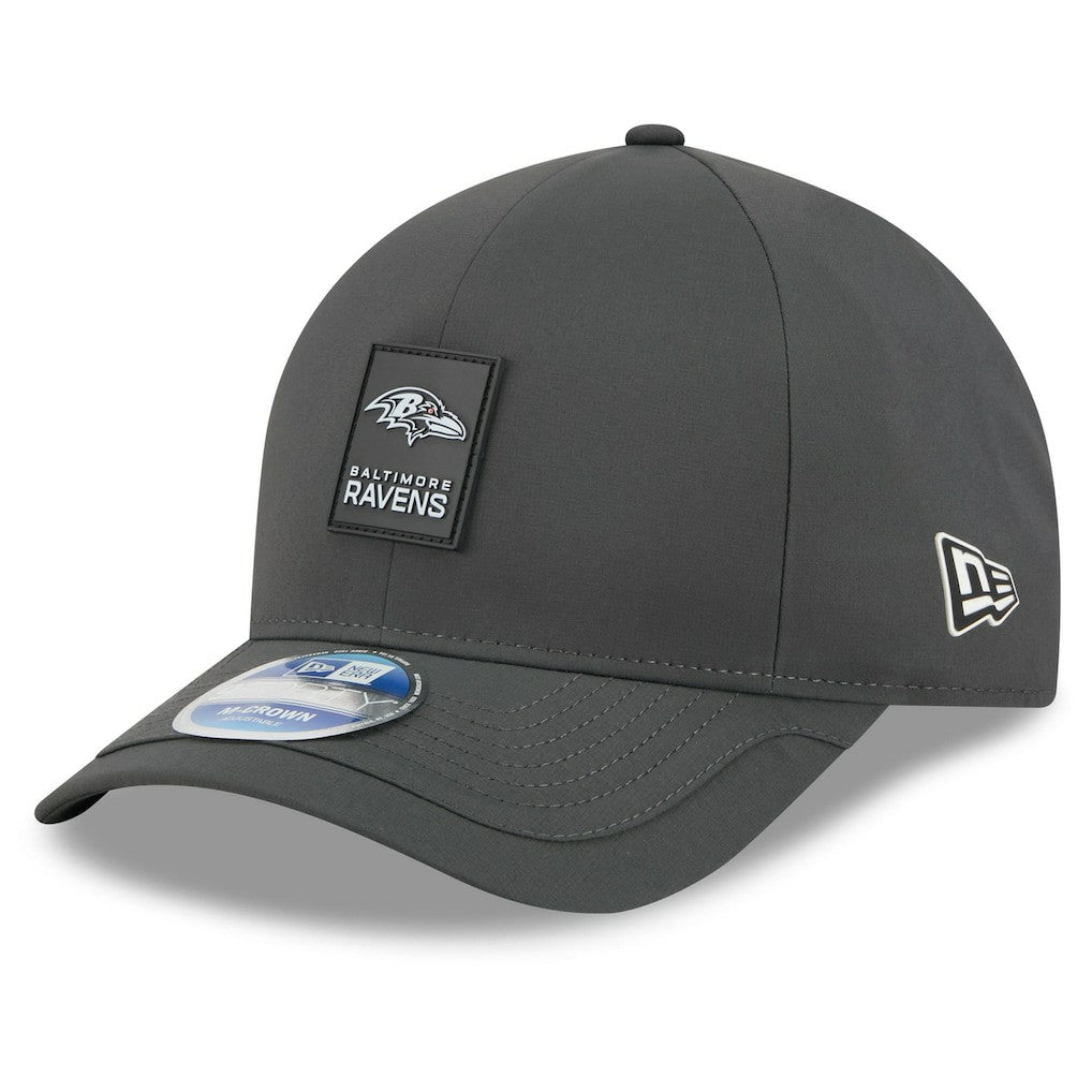 Baltimore Ravens New Era 2025 Sideline Cold Weather 9FORTY M-Crown Adjustable Hat - Charcoal - NFL