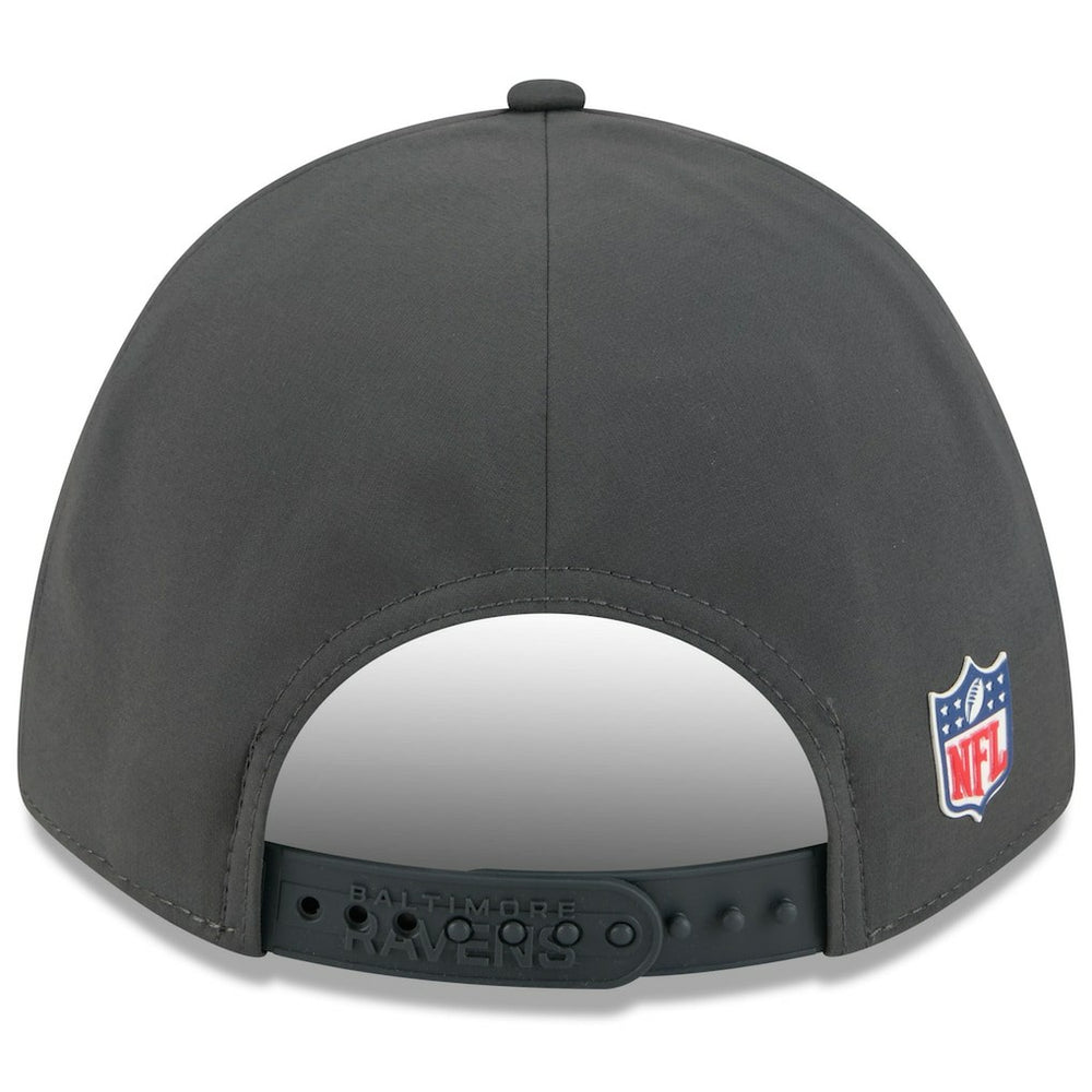 Baltimore Ravens New Era 2025 Sideline Cold Weather 9FORTY M-Crown Adjustable Hat - Charcoal - NFL