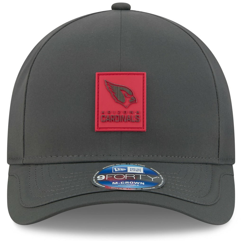 Arizona Cardinals New Era 2025 Sideline Cold Weather 9FORTY M-Crown Adjustable Hat - Charcoal - NFL